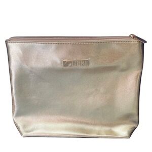 L'BRI Gold Metallic Makeup Cosmetic‎ Bag Travel Pouch